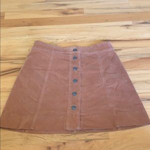 madewell button down skirt